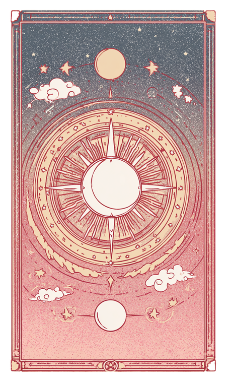 Kawaii Tarot Card Vinyl Car Decal Sticker – Waterproof & UV-Resistant 4.746666666666667"