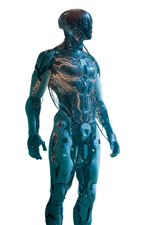 Neuros Humanoid System Vinyl Car Decal Sticker – Waterproof & UV-Resistant 8.96"