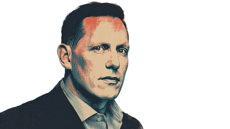 Peter Thiel Vinyl Car Decal Sticker – Waterproof & UV-Resistant 2.72"