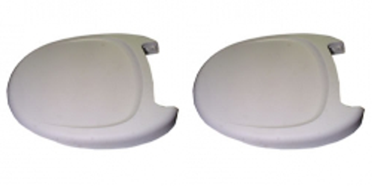 2x High-Quality White Toilet Seat | USA-Made | Fits Aqua Magic V Hand/ Foot Flush