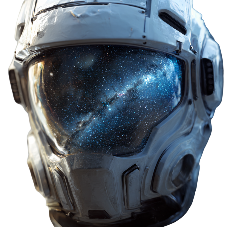 Futuristic Robot Visor Vinyl Car Decal Sticker – Waterproof & UV-Resistant 6.826666666666667"