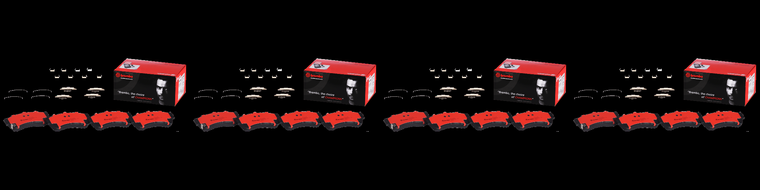 4x Brembo Brake Pads Set | 2006-2013 Lincoln, Mazda, Ford, Mercury | Ceramic NAO D1164-8277