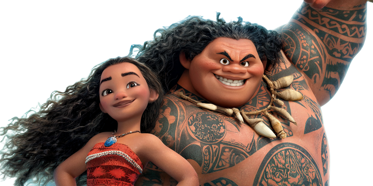 Moana And Maui V4 Vinyl Car Decal Sticker – Waterproof & UV-Resistant 2.56"