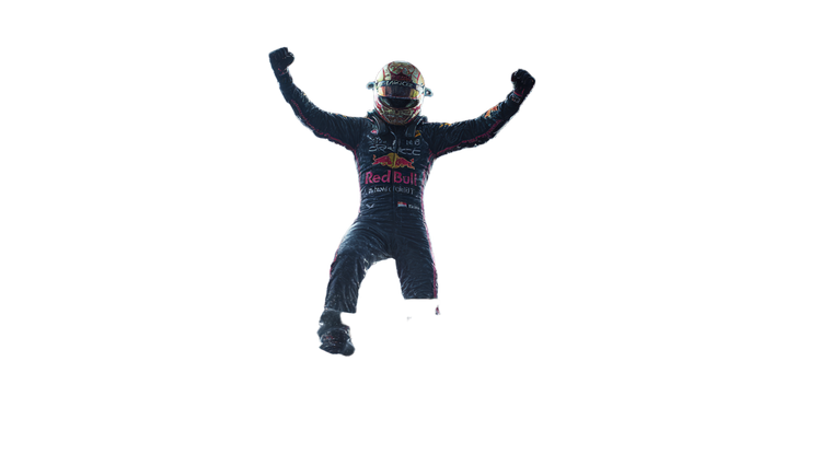 Triumphant F1 Driver Vinyl Car Decal Sticker – Waterproof & UV-Resistant 5.4
