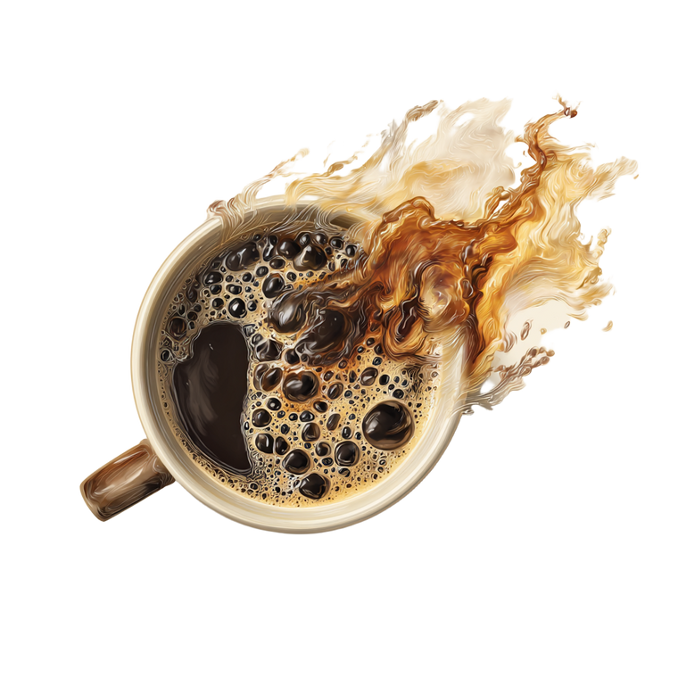 Coffee Cup V41 Vinyl Car Decal Sticker – Waterproof & UV-Resistant 3.4133333333333336"