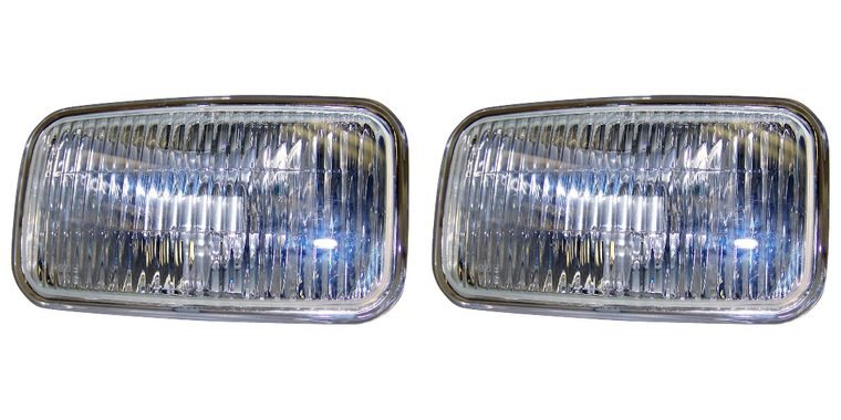 2x 1993-1995 Grand Cherokee Driving Fog Light | Crown Automotive Rectangular Sealed Beam