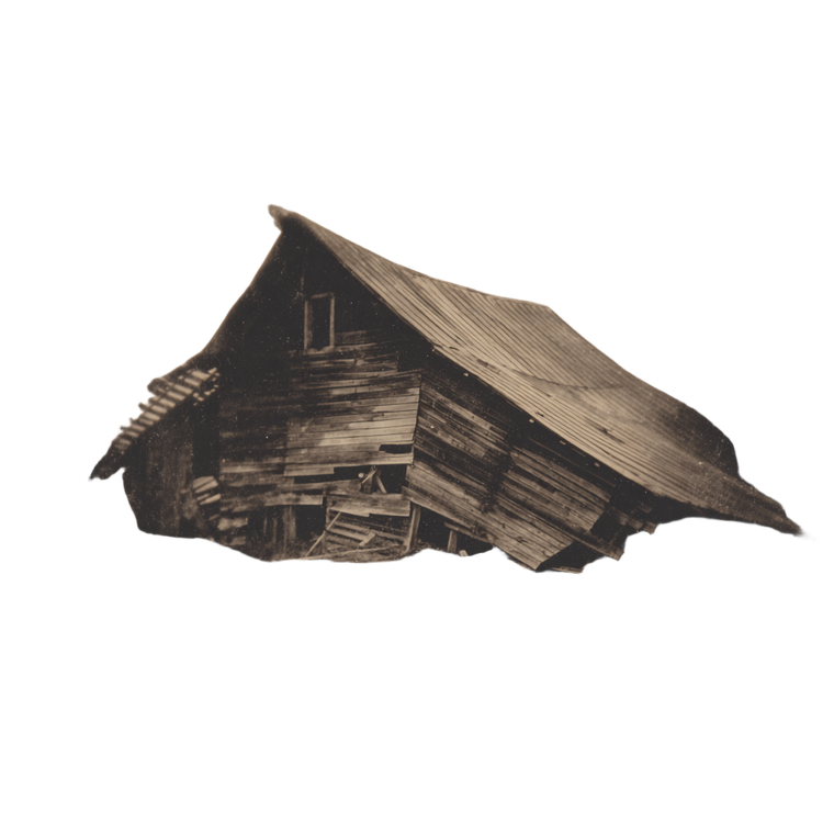 Antique Rustic Barn Vinyl Car Decal Sticker – Waterproof & UV-Resistant 6.826666666666667"