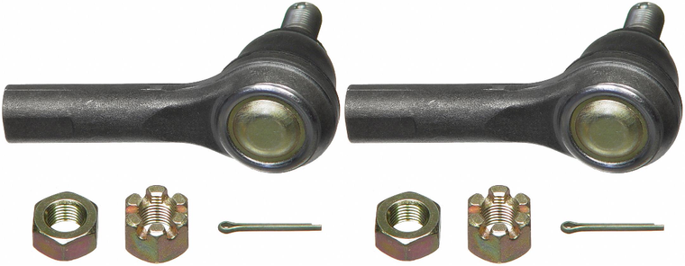 2x Moog Chassis Tie Rod End | Problem Solver with Gusher Bearing for Reduced Friction and Strength | OE Replacement