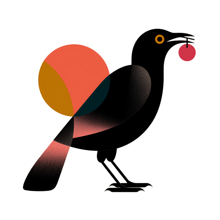 Bowerbird Logo Vinyl Car Decal Sticker – Waterproof & UV-Resistant 3.4133333333333336"