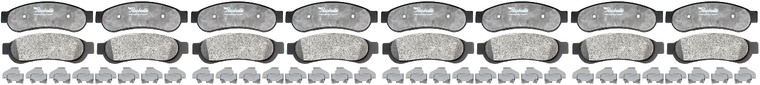 4x Raybestos Quiet Brake Pads | Ford F-350,F-450,F-250 | Premium Metal, Noise Reduction