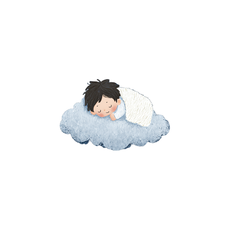 Sleeping Baby Dreamscape Vinyl Car Decal Sticker – Waterproof & UV-Resistant 6.826666666666667"