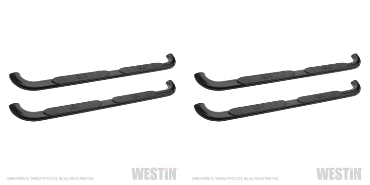 2x Upgrade your 2019-2023 Ram 1500 with Platinum Nerf Bars | 4" Black Steel Step Pads | Bolt-On, No Drill Installation