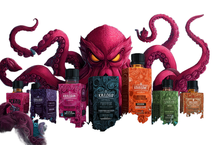 Kraken Vape Packaging Vinyl Car Decal Sticker – Waterproof & UV-Resistant 2.986666666666667"