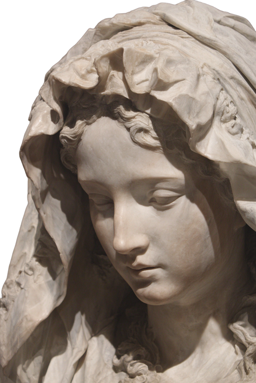 Veiled Marble Statue Vinyl Car Decal Sticker – Waterproof & UV-Resistant 4.4