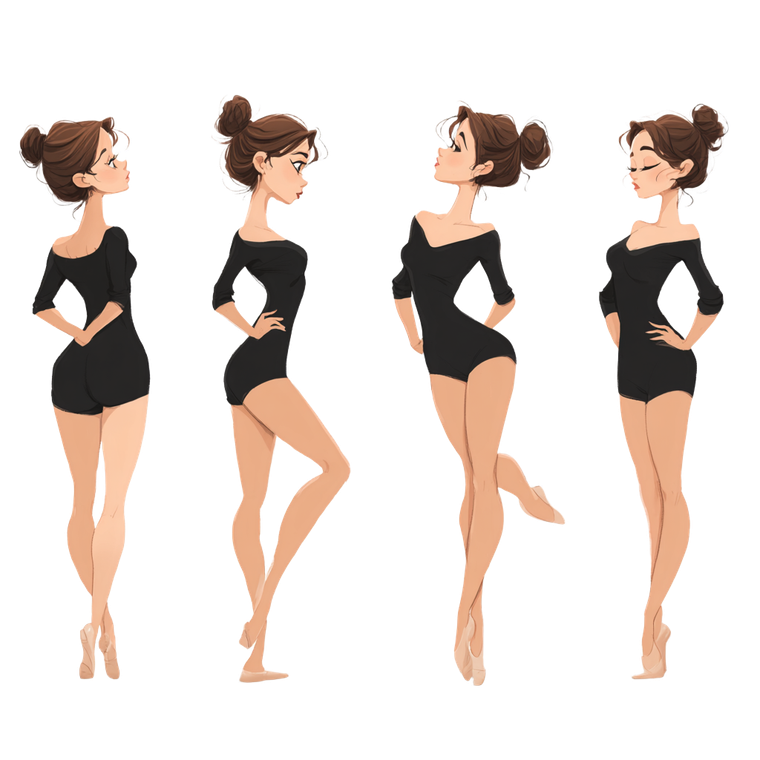 Ballerina Woman Vinyl Car Decal Sticker – Waterproof & UV-Resistant 3.4133333333333336"