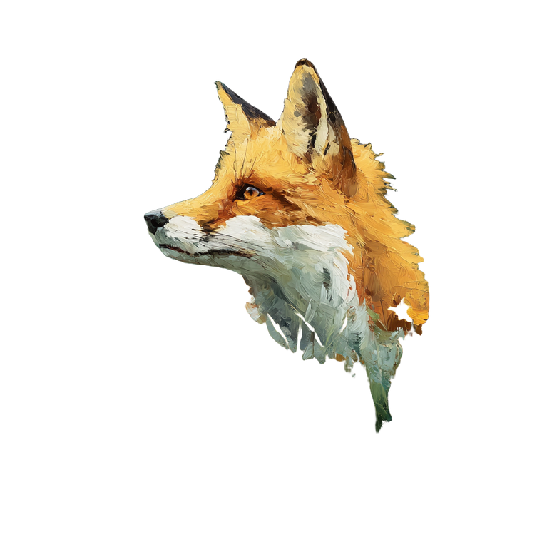 Fox In Meadow V3 Vinyl Car Decal Sticker – Waterproof & UV-Resistant 3.4133333333333336"