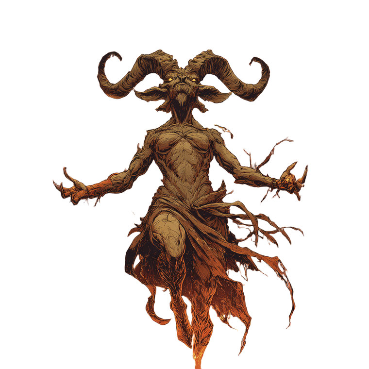 Baphomet Levitating Vinyl Car Decal Sticker – Waterproof & UV-Resistant 6.826666666666667"