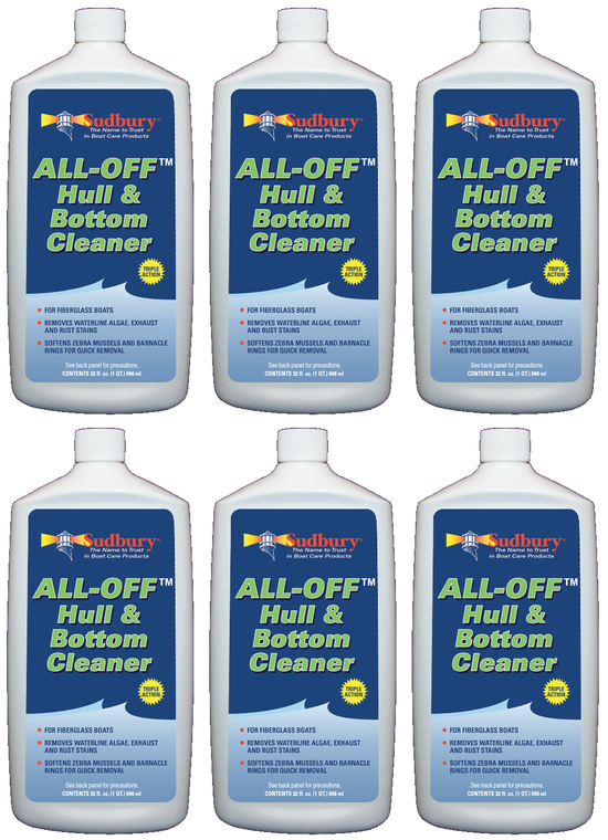 6x Ultimate Hull Cleaner | All-Off Formula | Say Goodbye to Waterline Stains | Made in USA