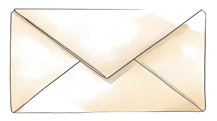Extra Large Envelope Vinyl Car Decal Sticker – Waterproof & UV-Resistant 2.72"