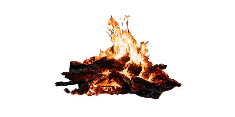Campfire Flame Vinyl Car Decal Sticker – Waterproof & UV-Resistant 2.56"