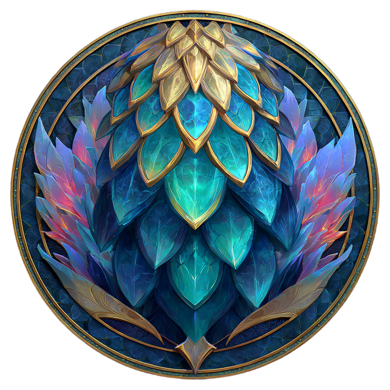 Dragon Scale Emblem Vinyl Car Decal Sticker – Waterproof & UV-Resistant 3.4133333333333336"