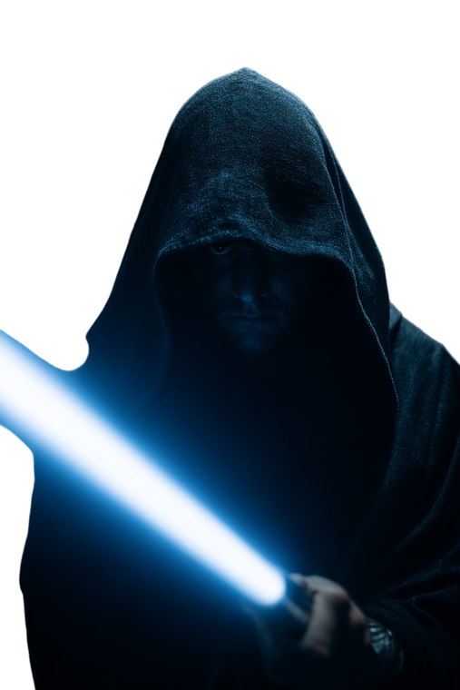 Dark Jedi Knight V2 Vinyl Car Decal Sticker – Waterproof & UV-Resistant 8.96"