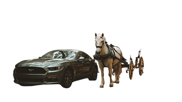 Car And Carriage Vinyl Car Decal Sticker – Waterproof & UV-Resistant 2.72"