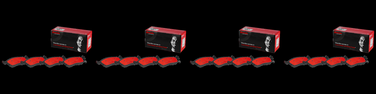 4x Brembo Ceramic Brake Pads | Premium Set Of 4 | Dodge Durango, Jeep Grand Cherokee | Low Dust, Superior Braking, 2 Year Warranty