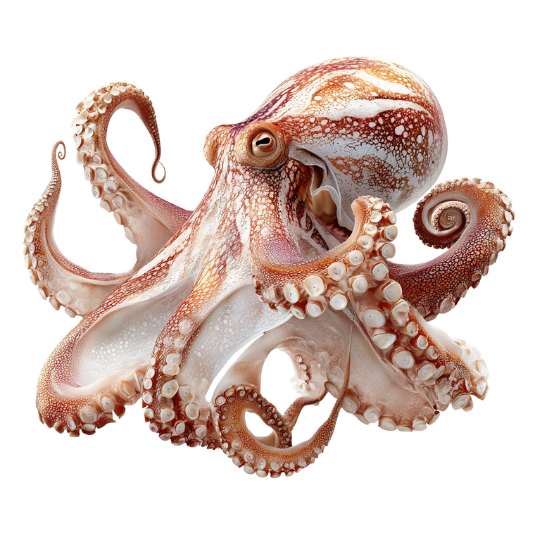 Realistic Octopus Photo Vinyl Car Decal Sticker – Waterproof & UV-Resistant 6.826666666666667"