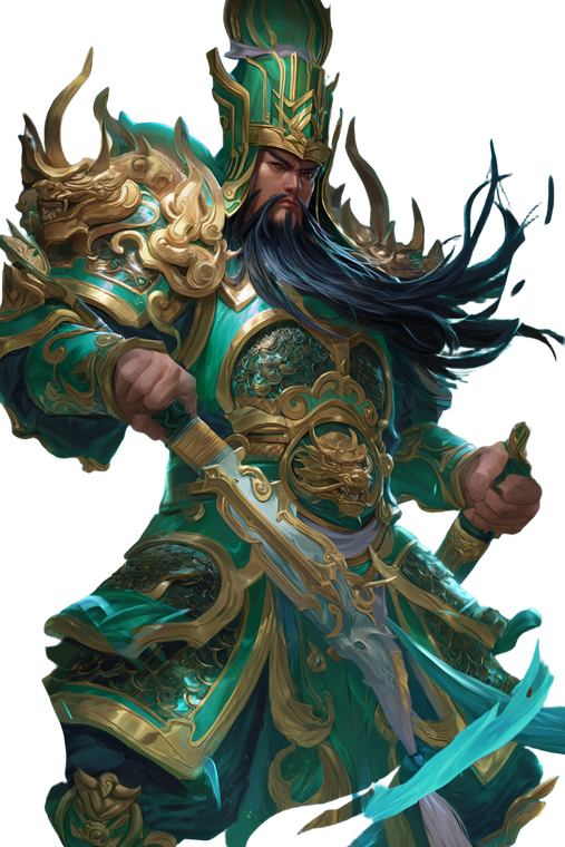 Guan Yu General V2 Vinyl Car Decal Sticker – Waterproof & UV-Resistant 4.4