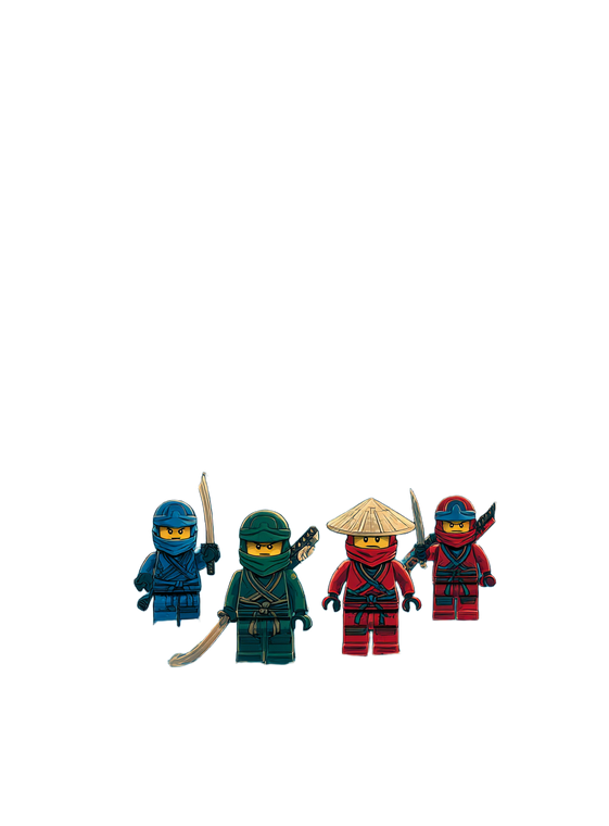 Ninjago Woodblock Poster Vinyl Car Decal Sticker – Waterproof & UV-Resistant 4.266666666666667"
