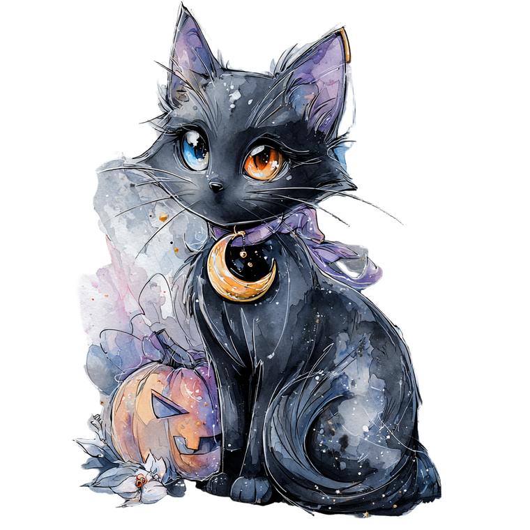 Kawaii Cat Familiar Vinyl Car Decal Sticker – Waterproof & UV-Resistant 6.826666666666667"