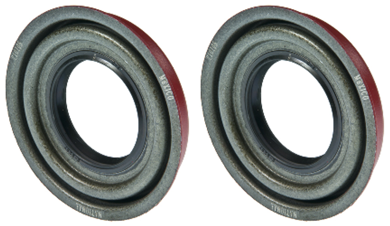 2x National Seal Wheel Seal | OE Replacement, Low Swell In Hydrocarbon Fluids, Spring Loaded, Multi-Lip