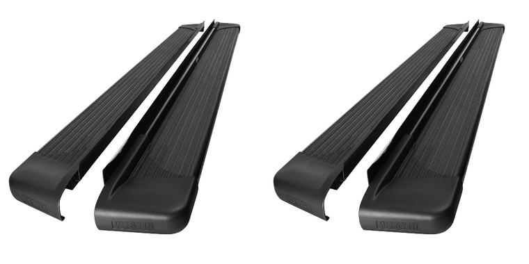 2x Upgrade your vehicle with Westin Automotive SG6 Series Running Board | LED Lighted End Caps | Enhanced Footing | Magnetic Switches | Water-Resistant LEDs