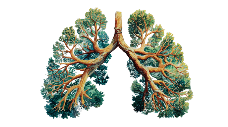 Lungs With Branches Vinyl Car Decal Sticker – Waterproof & UV-Resistant 2.72"