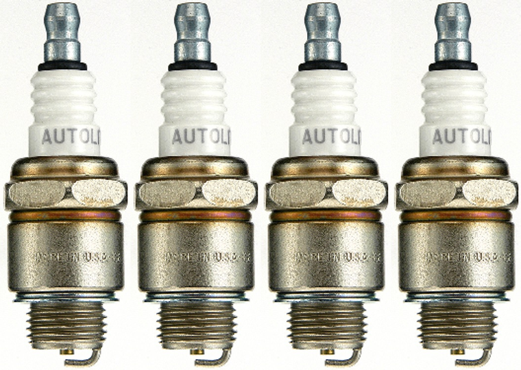 4x Performance Copper Spark Plug | Non-Resistor | OE Replacement | Gas-Tight Seal | For Outdoor Power Equipment