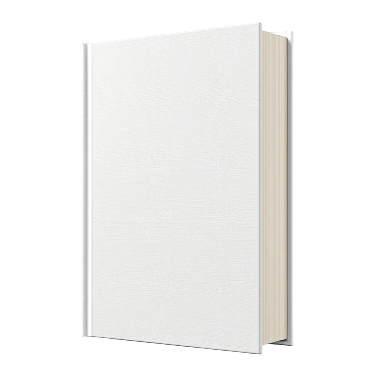 Blank White Book V3 Vinyl Car Decal Sticker – Waterproof & UV-Resistant 6.826666666666667"