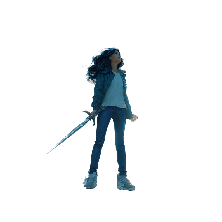 Heavenly Warrior Woman Vinyl Car Decal Sticker – Waterproof & UV-Resistant 3.4133333333333336"