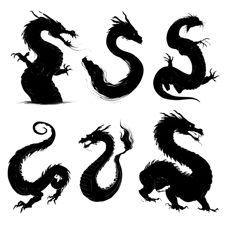Sea Serpent Silhouette Vinyl Car Decal Sticker – Waterproof & UV-Resistant 3.4133333333333336"