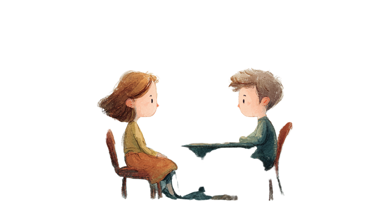 Children At Table V2 Vinyl Car Decal Sticker – Waterproof & UV-Resistant 2.72"