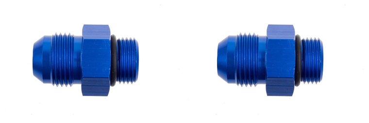 2x Ultimate Precision! RHP Blue -6 AN to -8 AN Adapter Fitting | High Quality Aluminum Engineering