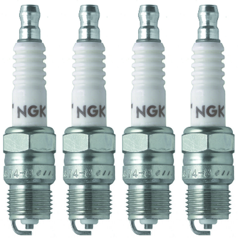 4x NGK R5674-7 Racing Spark Plug | Superior Ignitability & Throttle Response | Anti-Corrosion, Heat Transfer, & Leakage Prevention