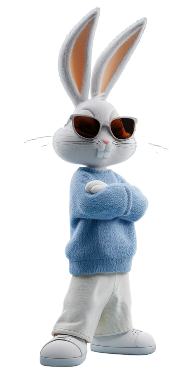 Stylish Bugs Bunny Vinyl Car Decal Sticker – Waterproof & UV-Resistant 10.2