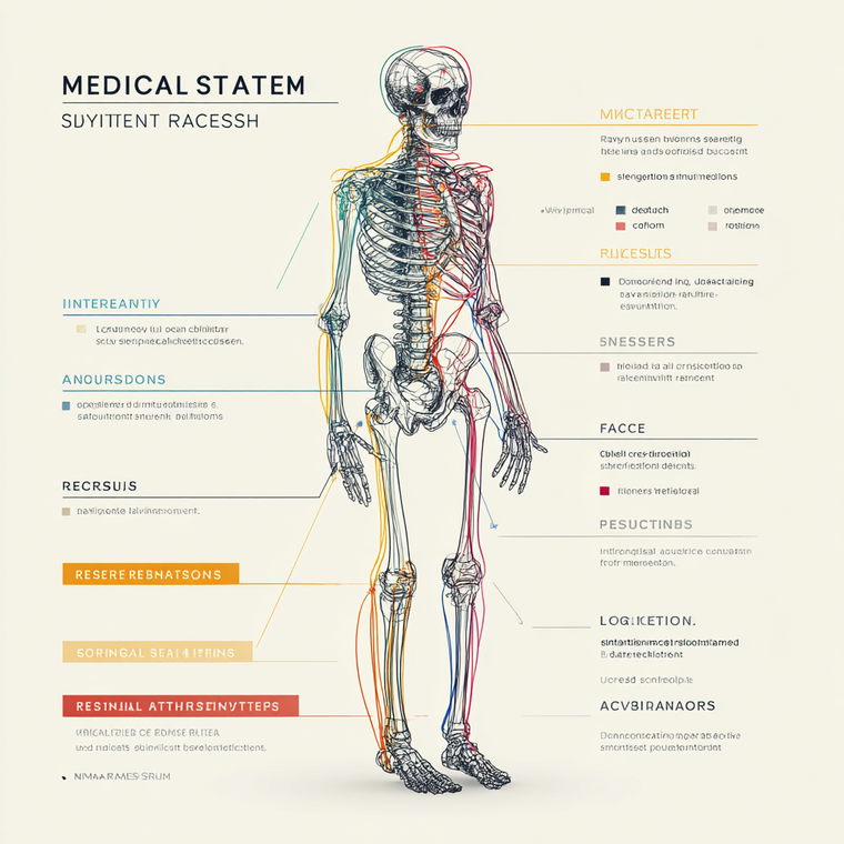 Research Skeleton Illustration Vinyl Car Decal Sticker – Waterproof & UV-Resistant 3.4133333333333336"