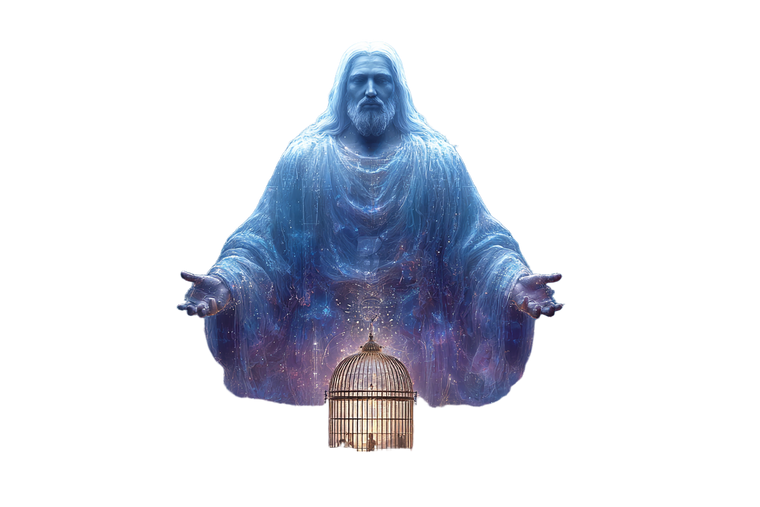 Divine Ai Entity Vinyl Car Decal Sticker – Waterproof & UV-Resistant 2.986666666666667"