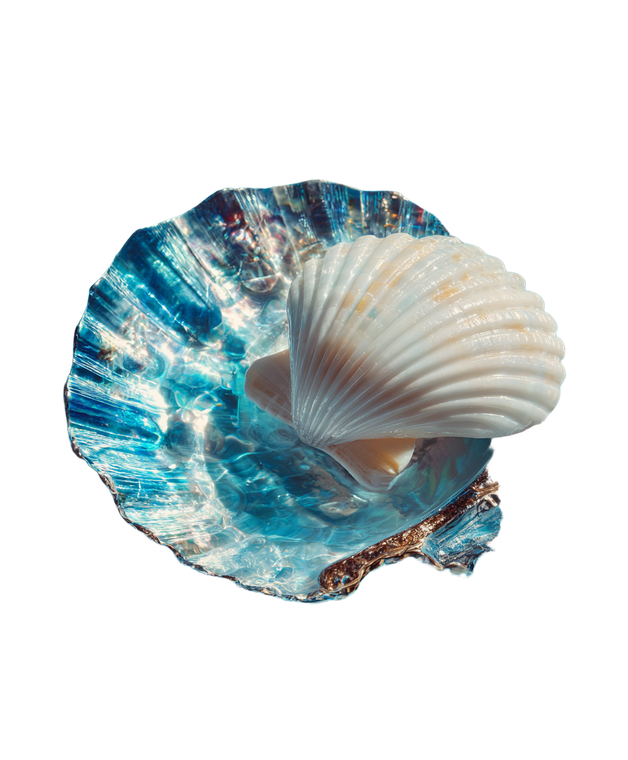Mother Of Pearl Shell Vinyl Car Decal Sticker – Waterproof & UV-Resistant 8.0"