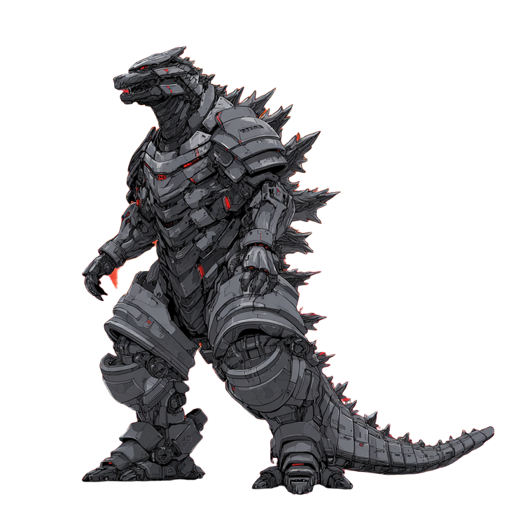 Combat Godzilla Vinyl Car Decal Sticker – Waterproof & UV-Resistant 3.4133333333333336"