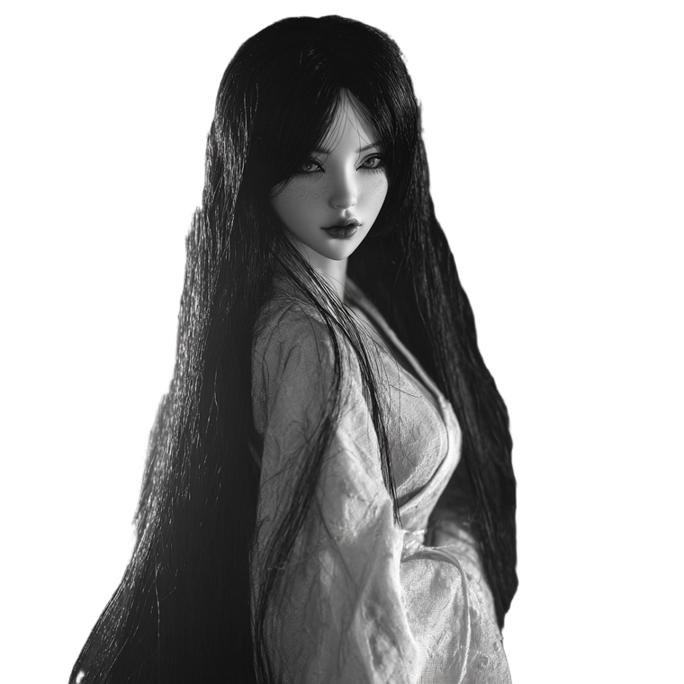 Bjd Doll Portrait Vinyl Car Decal Sticker – Waterproof & UV-Resistant 3.4133333333333336"