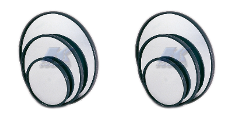 2x Upgrade Your Visibility with K-Source 2 Inch Round Blind Spot Mirror | Stick-On for Easy Installation