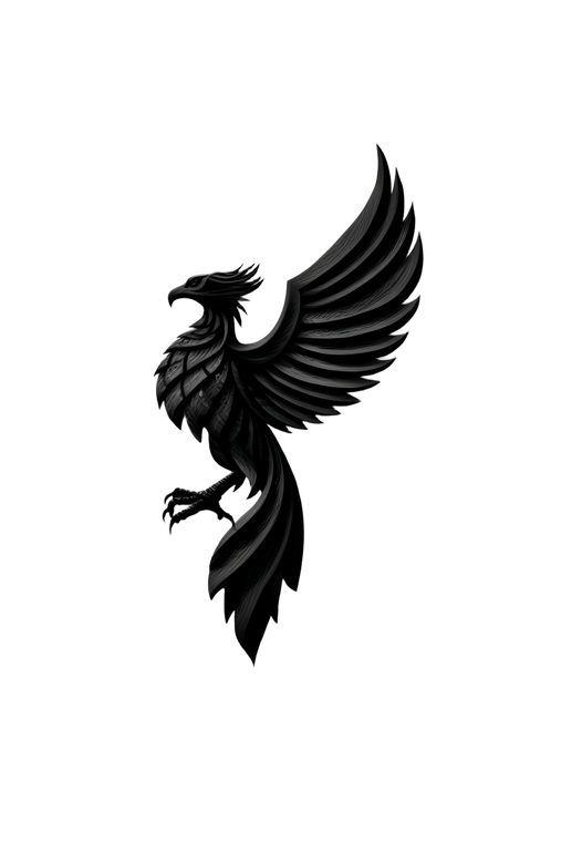 Stylized Liverbird Logo Vinyl Car Decal Sticker – Waterproof & UV-Resistant 8.96"